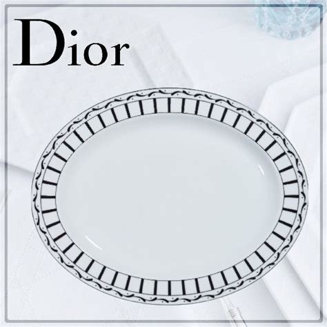 dior green plates|christian dior plates.